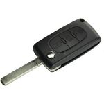 Корпус выкидного ключа зажигания Citroen с лезвием 3 кнопки