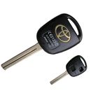 Корпус ключа зажигания Toyota с коротким лезвием 2 кнопки