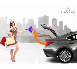 Электропривод багажника Lexus ES с 2018 года (установочный комплект)