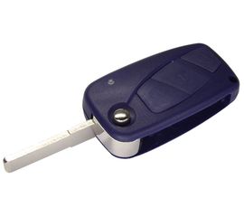Корпус выкидного ключа зажигания Fiat с лезвием 3 кнопки (Синий)