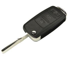 Корпус выкидного ключа зажигания Volkswagen с лезвием 3 кнопки + паника