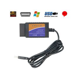 ELM327 USB Mini 1.5 автомобильный диагностический сканер ошибок