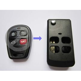 Корпус выкидного ключа зажигания KIA с лезвием 4 кнопки