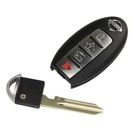 Корпус смарт ключа зажигания Nissan с лезвием 4 кнопки