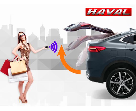 Электропривод багажника Haval F7X с 2019 года выпуска (установочный комплект)