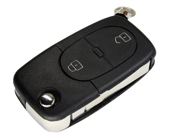 Корпус выкидного ключа зажигания Audi с лезвием 2 кнопки + паника