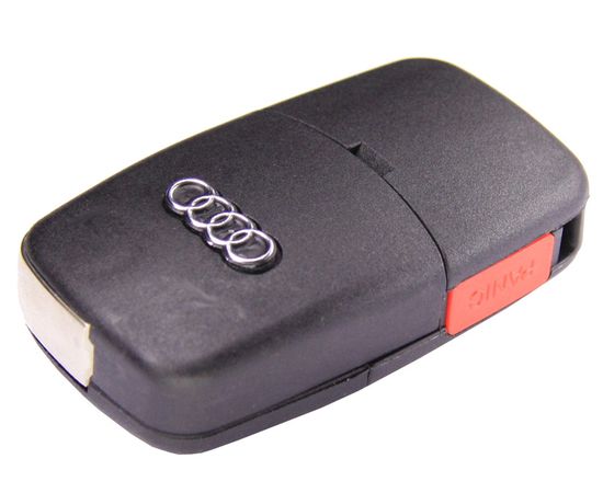 Корпус выкидного ключа зажигания Audi с лезвием 3 кнопки + паника