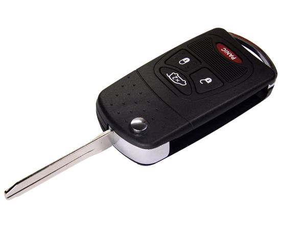 Корпус выкидного ключа зажигания Chrysler с лезвием 4 кнопки