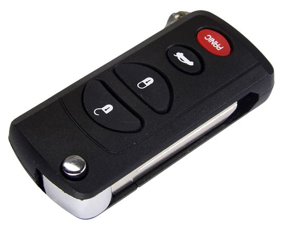 Корпус выкидного ключа зажигания Chrysler с лезвием 4 кнопки