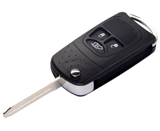 Корпус выкидного ключа зажигания Chrysler с лезвием 3 кнопки
