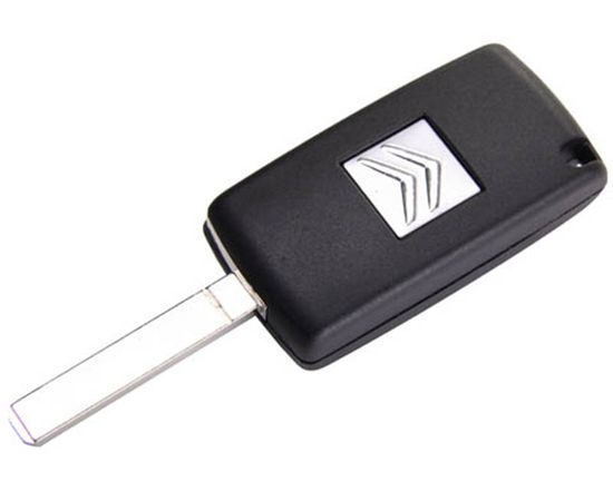 Корпус выкидного ключа зажигания Citroen с лезвием 3 кнопки ( багажник)