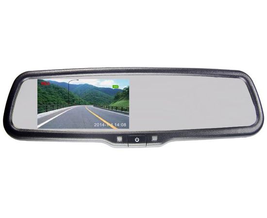 Зеркало заднего вида со встроенным 4.3" LCD и видео регистратором