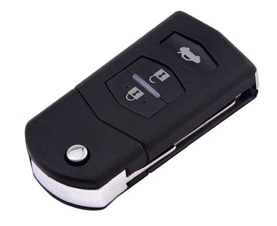 Корпус выкидного ключа зажигания Mazda с лезвием 3 кнопки