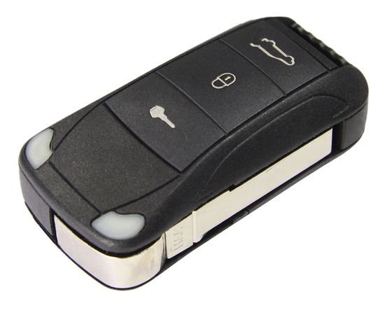 Корпус выкидного ключа зажигания Porsche с лезвием 3 кнопки
