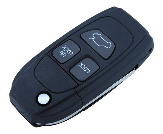 Корпус выкидного ключа зажигания Volvo с лезвием 3 кнопки