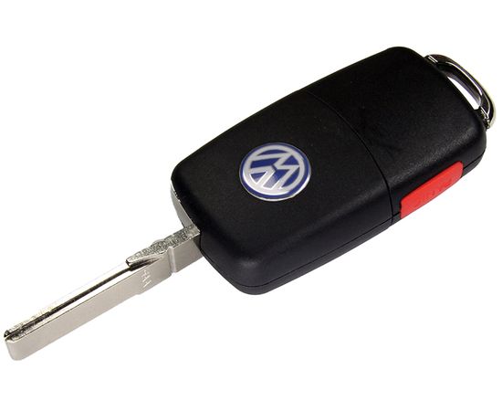 Корпус выкидного ключа зажигания Volkswagen с лезвием 2 кнопки + паника