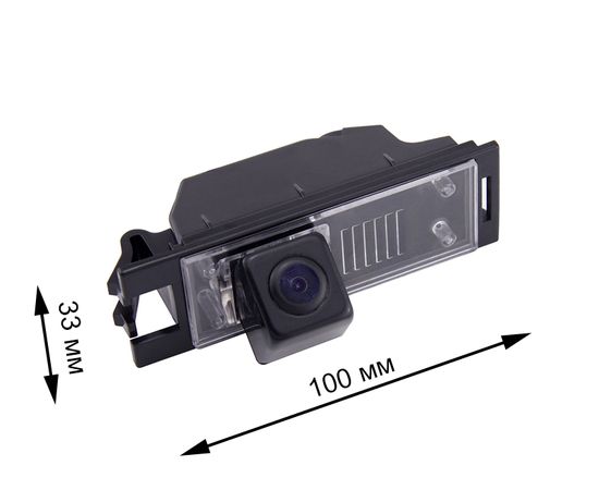 Штатная камера заднего вида для автомобиля Hyundai IX 35 с углом обзора 170°