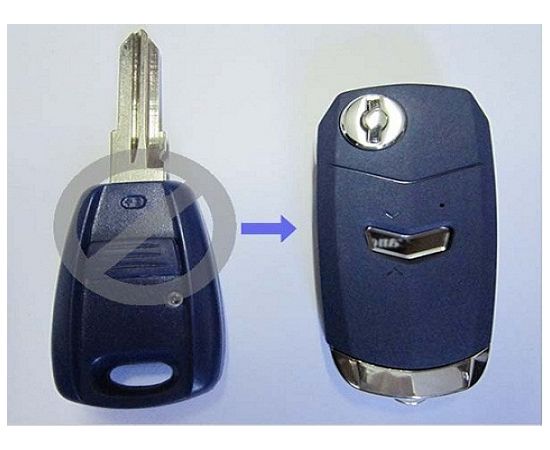 Корпус выкидного ключа зажигания Fiat с лезвием 1 кнопка