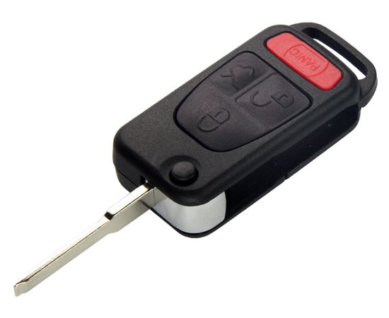 Корпус выкидного ключа зажигания Mercedes Benz с лезвием 4 кнопки