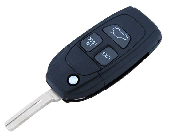 Корпус выкидного ключа зажигания Volvo с лезвием 3 кнопки