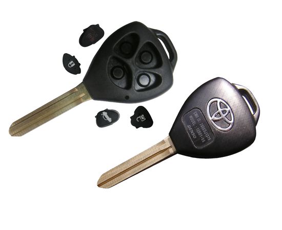 Корпус ключа зажигания Toyota с лезвием 4 кнопки