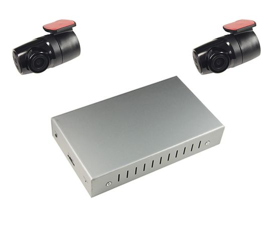 Двухканальный автомобильный HD видеорегистратор